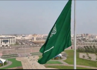 جازان تتوشح بالأعلام الخضراء 