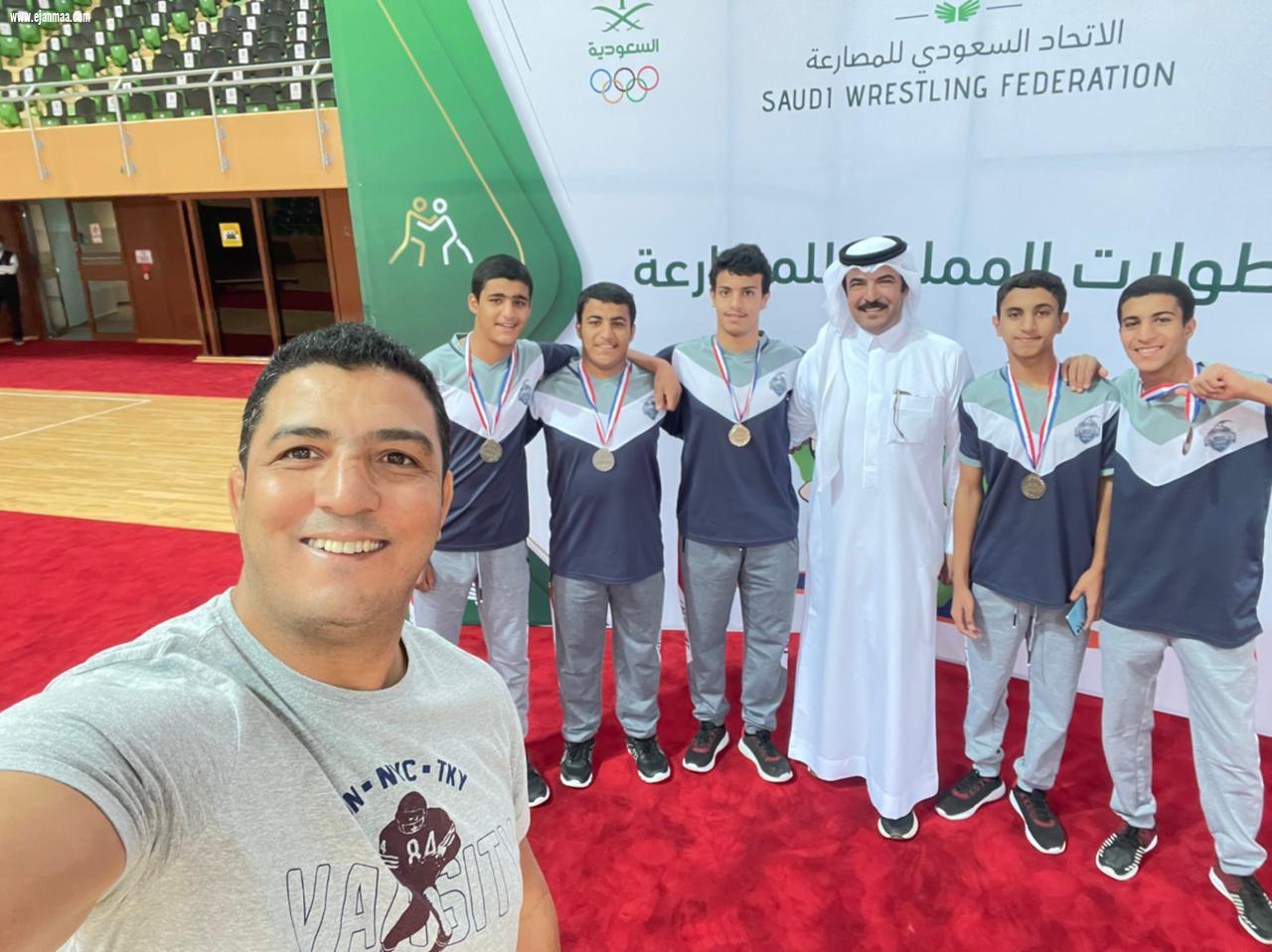 فريق المصارعة الرومانية بنادي الوعد يحقق المركز الثاني بنهائيات بطولة المملكة .. والحازمي وصيف وزن(80)كيلو
